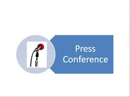 Press conference poster