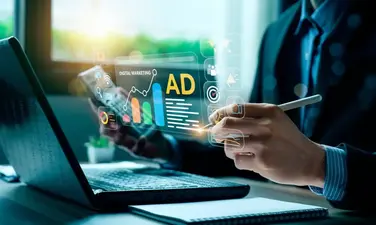 A Banner Showing Digital marketing and Ad